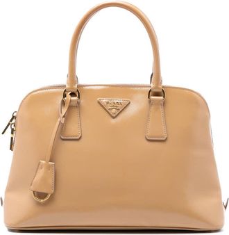 Prada Pre-owned Prada Medium Saffiano Vernice Promenade Satchel Ladies OKARWHWY9D54XUK7