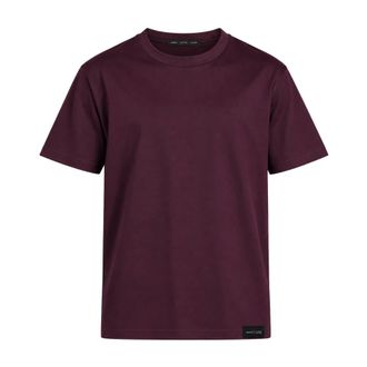 low brand Basic Jersey Mercerized - - Tops - Uomo - Rosso - S