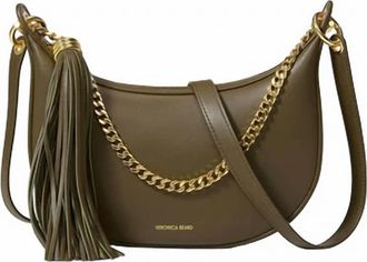 Veronica Beard Womens Small Fortune Shoulder Bag In Cypress
