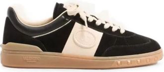 Valentino Garavani Upvillage Low-Top Sneaker - Heren - Schoenen - Zwart - Maat: 40 1/2 EU Zijde