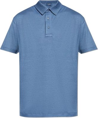 Paul & Shark Tops, Heren, Blauw, XL, Leer, Polo