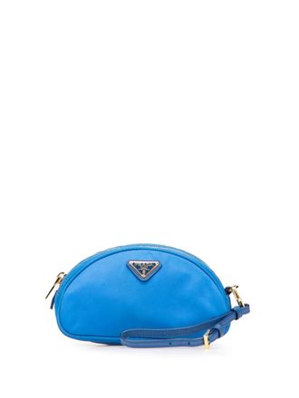 Prada 2000-2013 Tessuto tas - Blauw