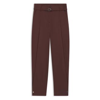 HUGO BOSS Dames, Broeken, Bruin, Maat: XL Katoen