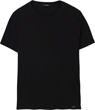 Tom Ford Basic T-shirt met korte mouwen - Heren - T-shirts - Zwart - S - Tops