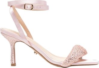Twentyfourhaitch Schoenen, Dames, Roze, 37 EU, Sandalo C/strass Allacciato Caviglia