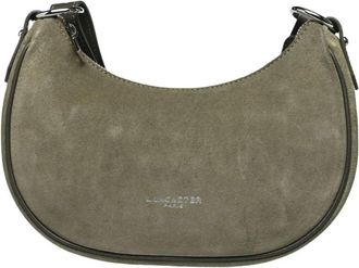 Lancaster Sac besace Zipp&eacute; S Su&egrave;de - Dames - Schoudertassen - Bruin - ONE Size - Su&egrave;de - Tassen