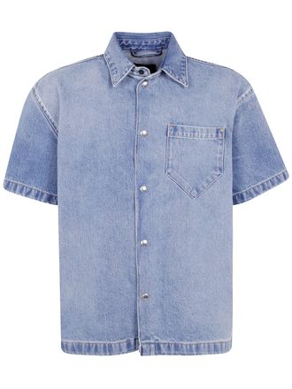 7 For All Mankind Over Camp Mason Short Sleeves Shirt