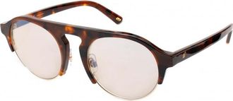 Web Eyewear Mens WE0224 52 52G Sunglasses - Brown - One Size