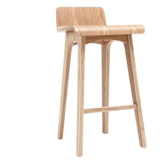 Miliboo Sgabello / Sedia da bar scandinavo 65cm frassino BALTIK