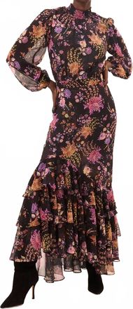 Misa Audrey Dress In Dusted Clister