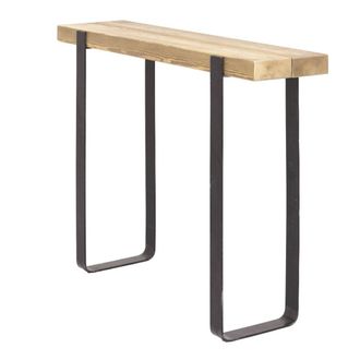 Hannun Consola de madera de pino de flandes en color natural de 120 cm