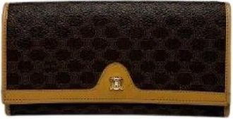 Celine Pre-owned Wallets, female, Brown, Size: ONE SIZE Pre-owned Leather Wallet