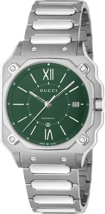 Gucci G-Flat Horloge - Dames - Horloges - Groen - ONE Size - Accessoires