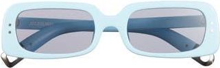 Jacquemus Azzuro 55mm Rectangular Sunglasses in Blue at Nordstrom Rack