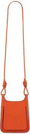 MCM Mini Himmel Hobo Crossbody Bag - Orange