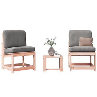 vidaXL Juego De Muebles De Jard&iacute;n 3 Pzas Madera Maciza Abeto Douglas Vidaxl