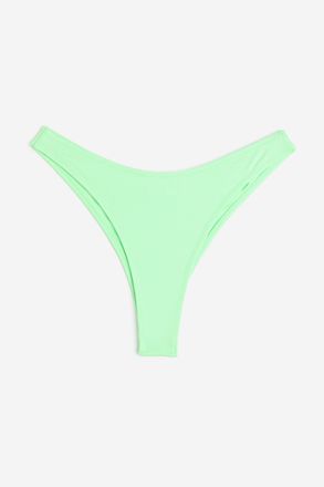 H&M Bikinihose Brazilian - Green