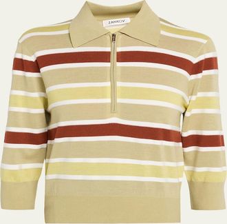 Zankov David Striped Merino Wool Pullover
