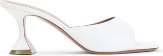 Amina Muaddi White Lupita Heels