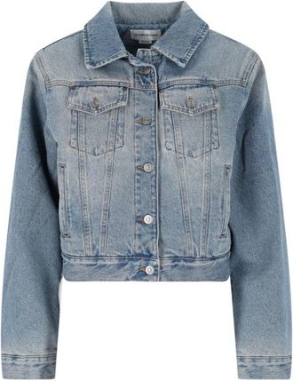 Victoria Beckham Denim Jacket - Light Blue