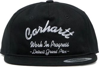 Carhartt Work in Progress embroidered racer cap - unisex - Cotton - One Size - Black