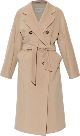 Max Mara Madame Wool Coat - Dames - Mantel - Beige - S - Wol - Jassen