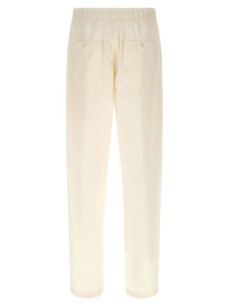 Jil Sander Cotton Poplin Cargo Pants - Cream