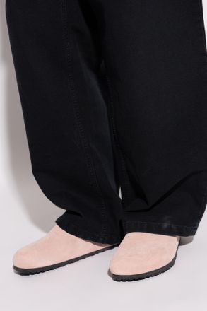 Birkenstock Tokio II Suede Slides, Mens, Pink