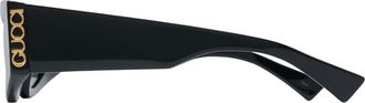 Gucci Womens Gg2040s-001 Sunglasses Black Acetate