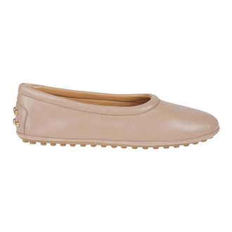 Tod's Tods, Ballerinas, female, Pink, Size: 8 1/2 US Metal Dots Ballet Flat