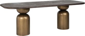 Richmond Interiors Ovaler Design Esstisch Cavo 230 x 100 cm