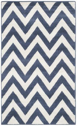 Safavieh Alfombra azul marino/beige 122 x 183 cm