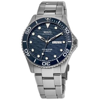 Mido Ocean Star 200 C Automatic Blue Dial Steel Mens Watch M042.430.11.041.00