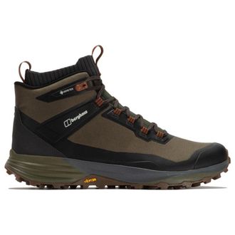 Berghaus VC22 Mid GTX AM Textile Synthetic Mens Ankle Boots - Dark Brown Dark Green - Size:UK 11