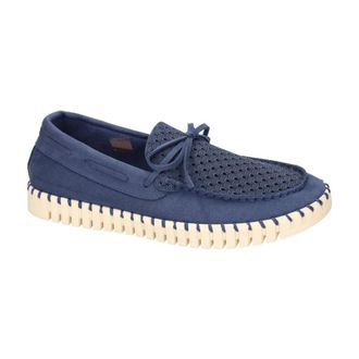 Ilse Jacobsen Tullip Sailor Shoe - Heren - Bootschoenen - Blauw - 44 EU - Schoenen