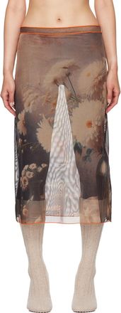 スカート Theory 'Parachute' skirt COMME DES GARCONS FW 1990 SHEER LAYERED PARACHUTE SKIRT