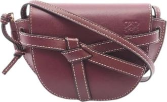 Loewe Pre-owned Shoulder Bag - Dames - Vintage Schoudertas - Rood - ONE Size - Leer - Vintage