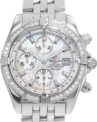 Breitling Pre-owned Breitling Chronomat Evolution Chronograph Automatic Chronometer Diamond Mens Watch A1335653