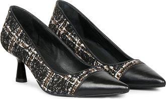 SaintG Bourbon Pointed Cap Toe Pump in Black at Nordstrom Rack, Size 11