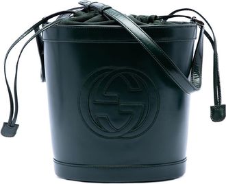 Gucci Pre-owned Gucci Calfskin Interlocking G Bucket Bag Ladies 4G695Q6A691GBYOW