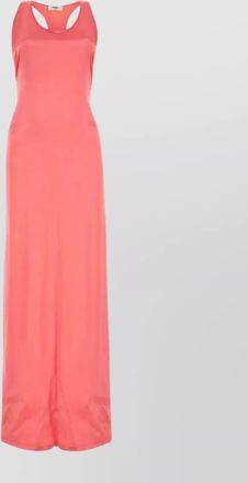 Fendi viscose satin maxi dress