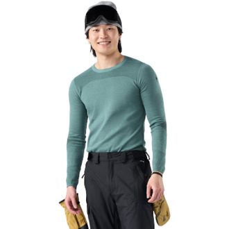 Smartwool Mens Intraknit Thermal Merino Crew Base Layer Top Green XXL
