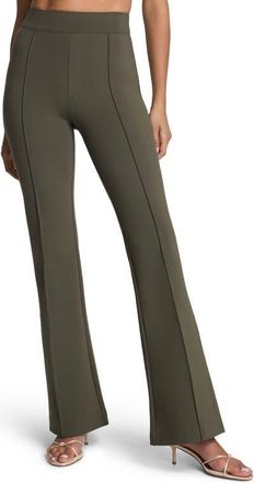 Spanx SPANXsmooth PerfectFit Ponte Flare Pants in Dark Pine at Nordstrom, Size X-Small