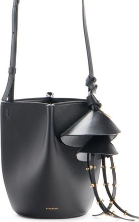 Givenchy Nano Snap Calfskin Bucket Bag in Black at Nordstrom