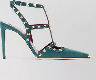 Valentino Garavani suede rockstud pumps
