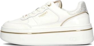 Twinset Schoenen, Dames, Wit, 38 EU, Elegante witte sneakers voor dames