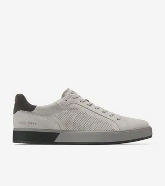 Cole Haan Mens GrandPr&oslash; Angleace Lace-To-Toe Sneakers - Grey Size 10.5