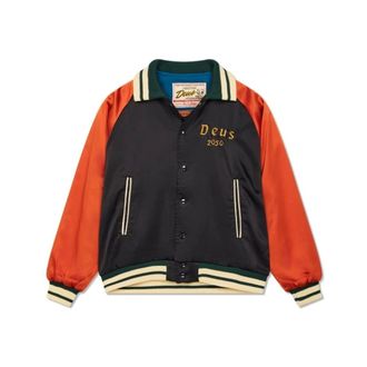 Deus Vintage Satin Jacket with Embroidery