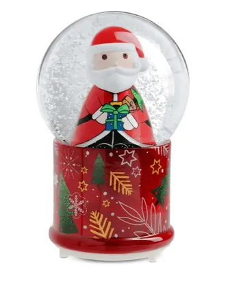 Egan santa christmas snow globe (10cm x 16cm) - unisex - Resin/glass - One Size - Red