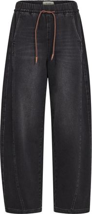 Mos Mosh Loose-fit Jeans - Dames - Loose Fit Jeans - Zwart - XS - Jeans